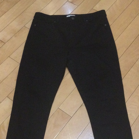 Loft Black denim Skinny Jean Size 32/14 - Picture 1 of 8